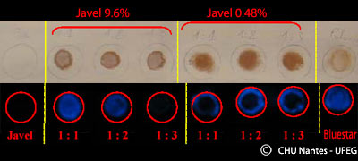 BLUESTAR - Dilution du sang avec Javel