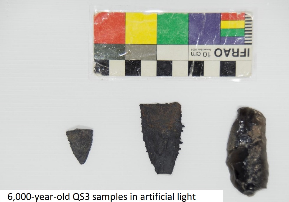 6,000-year-old projectile tips from the Quebrada Seca site
